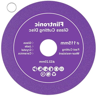 Diamant snijschijf voor glas en tegels - 115 mm, ideaal voor porselein, graniet en jade