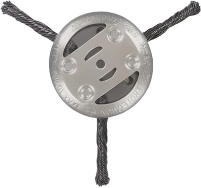 Dailygoods - Freeskop voor grassnijder - Professionele onkruidborstel - Hoogwaardige materialen - Roestvrij staal - Effectieve mosverwijdering - Gesch...