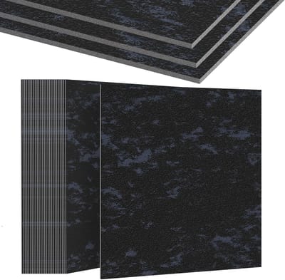 Froadp 27 stuks PVC-vloerbedekking zelfklevend 2,51 m² vinyl vloertegels zelfklevende tegels 30 x 30 cm vinyl vloerbedekking laminaat waterdicht antislip PVC-tegels tegellook marineblauw
