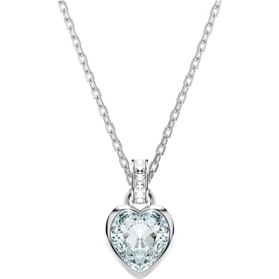 Collier pendentif cœur diamant Swarovski Imber pour femme Argent 5711346 Box+Shopping Bag (Random Color) white
