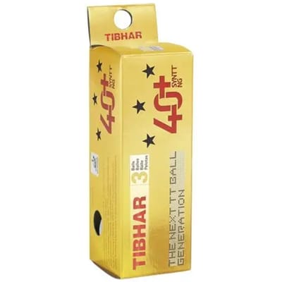 Tibhar 3*** STAR 40+ - 3 Tafeltennis ballen - Competitie - SYNTT NG - Oranje