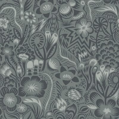 Boråstapeter Vliesbehang 2083 - Swedish Designers - Botanisch Groen - 49cm x 10.05m