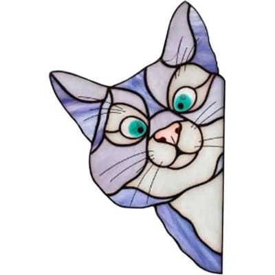 Kat Kiekend Glazen Raam Zelfklevende Stickers Waterdicht Vochtbestendig Glas Sticker Slaapkamer Woonkamer Autoruit Decoratie