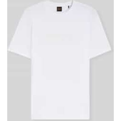 regular fit T-shirt van puur katoen model 'TE_LOGO'