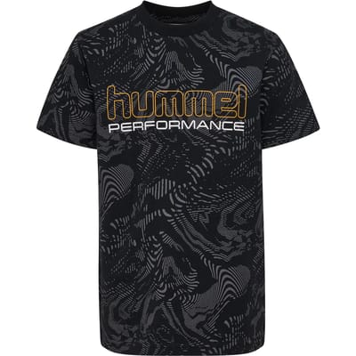 Hummel kindersportshirt Hmljr Aop-logo T-shirt 233645