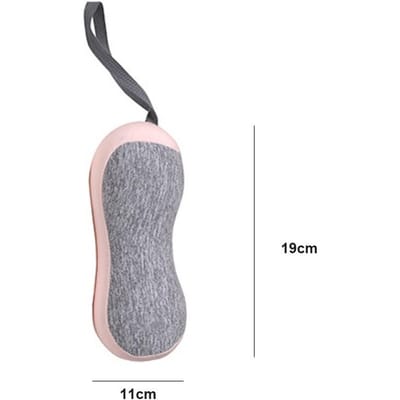 Mini oreiller cervical portable en forme de U, oreiller cervical de voyage pour adulte, oreiller de bureau pour soutenir le cou rose