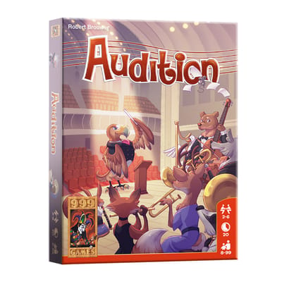 999 Games - Audition - Tactisch Kaartspel - Eenvoudige spelregels in NL, EN en FR