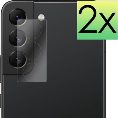 Camera Lens Protector - 2 Stuks - Geschikt voor Samsung Galaxy S22 - Camera Screenprotector - Beschermglas - Gehard Glas - Tempered Glass - Screen Protector