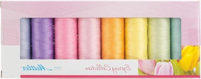 Mettler Draad ASST Silk-FIN 8PK Lente, Katoen, One Size