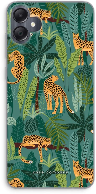 Case Company® - Hoesje geschikt voor Samsung Galaxy A05 hoesje - Luipaard 2 - Soft Cover Telefoonhoesje - Bescherming aan alle Kanten en Schermrand