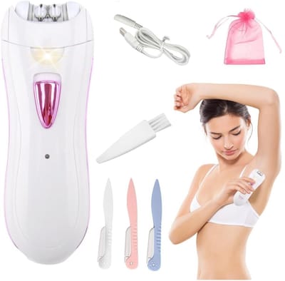 REN® Epileerapparaat dames - Epilator Gezicht & Lichaam - Ladyshave – Wit - 12cm x 4cm x 1cm