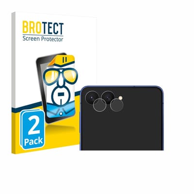 BROTECT - Screenprotector voor Samsung Galaxy Z Flip 7 (ALLEEN Camera Lens) - Folie Beschermfolie transparant 2 Stuks