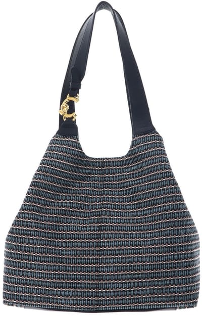 COCCINELLE shopper schoudertas C-Easy Ama Tap Shopper Multi Midnight / Midnight donkerblauw