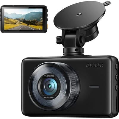 iZEEKER GD100 Dashcam Voor Auto 1080P Full HD - Nachtvisie - G-Sensor - 170° Wijdhoeklens - 3,0" LCD - 24/7 - Bewegingsdetectie - Loop Recording - Support 64GB