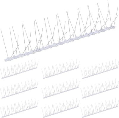 duivenpinnen set van 10 - 50 cm breed - rvs
