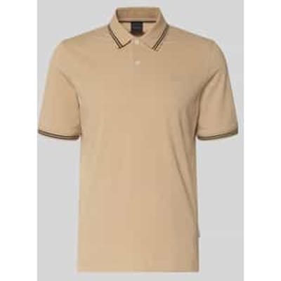Bugatti Herren Polo Modern Fit van puur katoen