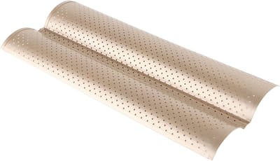 Baguette Bakvorm met Anti-aanbaklaag van Koolstofstaal voor Perfecte Broodjes, 2 Sleuven voor Bakken