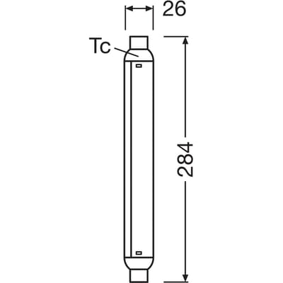 Osram LED Line S15 284mm 7W 750lm - 827 Zeer Warm Wit | Vervangt 57W