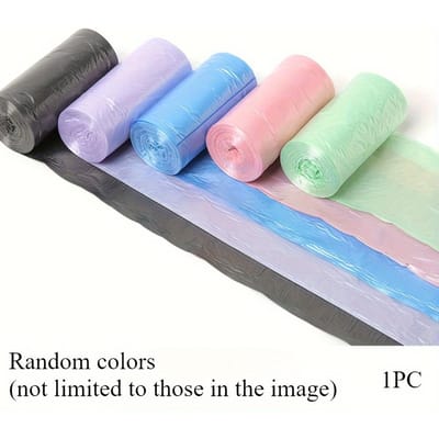 Verdikte Wegwerp Mini Plastic Zakjes - 1 Rol van 30 Kleine Afvalzakjes voor Bureau, Thuis, Auto, Kleine Kattenbak 30 PCS/roll gray
