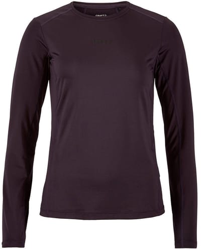 Craft Adv Essence 2 Running Longsleeve Dames - Dk Plum | Maat: XL