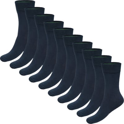 Bamboo Basics Navy Sokken Beau - 10-pack - Maat 41-46 - Bamboe Sokken - Normale Sokken