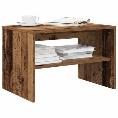 vidaXL - Tv-meubel - 60x40x40 - cm - bewerkt - hout - oud - houtkleurig