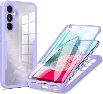 Hoesje geschikt voor Samsung Galaxy A14 4G/5G - Techsuit ColorVerse 360 Case met Screenprotector - Paars