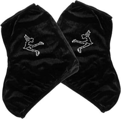 Schaats Beschermers - Laars Covers - Schoenen Beschermen - Slijtvast Polyester - 24 x 18 cm - Zwart