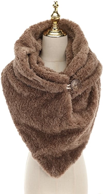I'm Dutch - Petzen - Omslagdoek - Sjaal - Vachtsjaal - Winter - Taupe