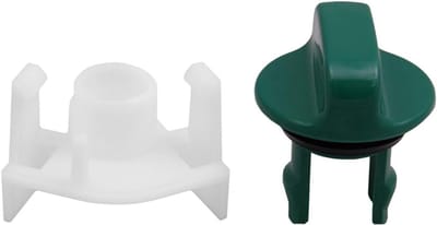 Toilet Onderdeel - Schuifdeksel Reparatie - Sanitair Onderhoud - Polyurethaan Materiaal - 1 Stuk - groen