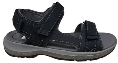 Clarks - Heren sandalen - Guidview Trek - Zwart - Artikel 26187591 - Maat 41.5