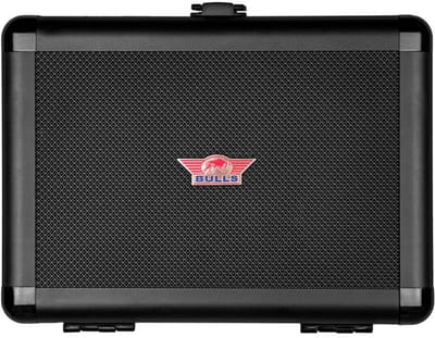 Bull's Secuda Deluxe Dartkoffer - Hardcase Dart Case voor 6 Darts - Dart Etui - Zwart