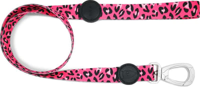 Morso - Hondenriem - Gerecycled - Bubble Leo Roze - 120X1.5 cm