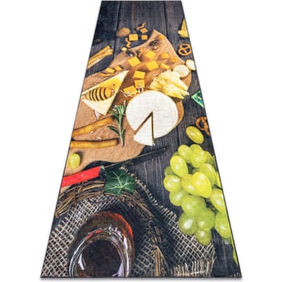 Kleden Rugsx ANDRE 9009 tapijt wasbaar Snacks keuken antislip 80x200 cm