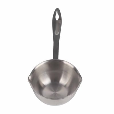 Allecto - Melkverwarmpot - Mini Sauspan - Lange Hittebestendige Handgreep - 150ml - Perfect voor Koken - Geschikt voor Melk en Sauzen - RVS