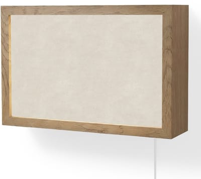 Wandlamp 30x20 cm - Oplaadbaar - Zandkleurig - Modern - Egaal - Wandlampen binnen woonkamer - Slaapkamer lamp met kabel - Decoratieve nachtlamp - Vloerlamp snoer