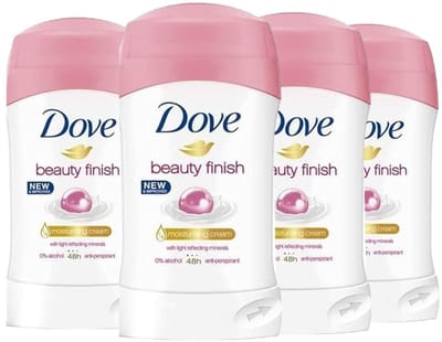 Dove Deodorant Stick Beauty Finish - 4 x 40 Gram