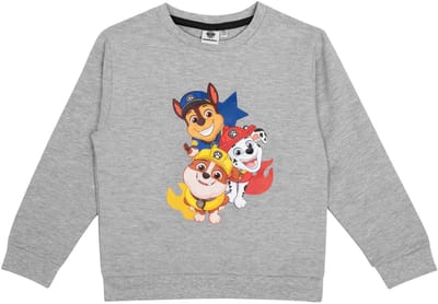 PAW Patrol Sweater - Sweatshirt - Marshall / Chase / Rubble - Grijs - Maat 98/104