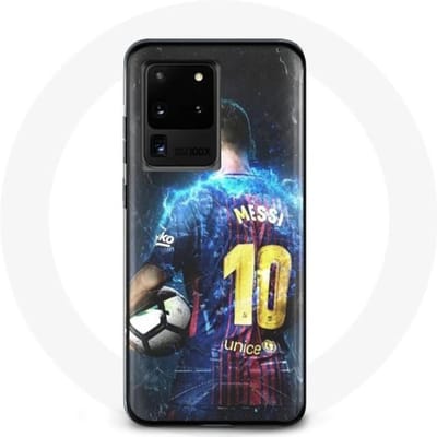 Coque pour Samsung Galaxy S20 Ultra Lionel Messi Club de football de Barcelone FCB