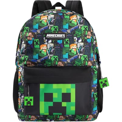 Minecraft Kinderen/Kinderen Film Rugzak One Size zwart