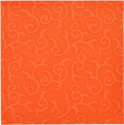 50 Servetten ROYAL Collection 1/4 vouw 40 cm x 40 cm nectarine Casali