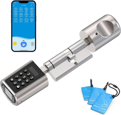 Elektronische Deurslotcilinder met Bluetooth en RFID - Waterdicht en Diefstalbestendig