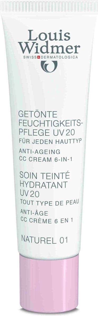 Louis Widmer Crème Dermocosmetica Gezicht CC Cream Getinte Dagverzorging UV20 P