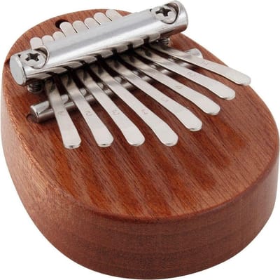 Duimpiano - Houten instrument - Muziek maken - 8 tonen - 68 cm lengte - Houtkleur