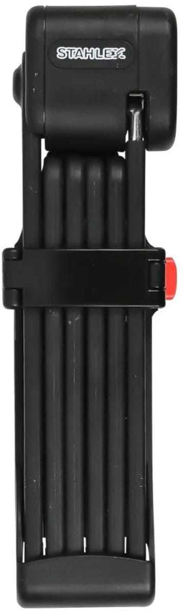 Stahlex Vouwslot Steadyfast - metaal - zwart - 28 x 13 cm - Fietsslot - scooter - motorslot - sloten
