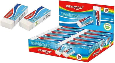 Gummen Set - Wisser Blokken - Tekening Corrigeren - PVC-vrij Materiaal - 20 Stuks - Wit