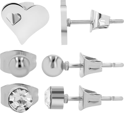 AKZENT Akzent dames oorbel Oorknopjes oorbellen Edelstahl zilver dames waterbestendig
