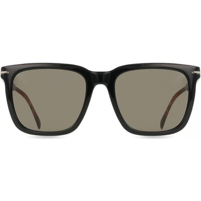 David Beckham Lunettes de Soleil Homme Coupe Asiatique Wr7 Ir Db 1120 F S Black/56-19-145