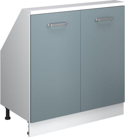 Vicco Rion Kast voor schuine wand – met 2 deuren Blauw-grijs/wit