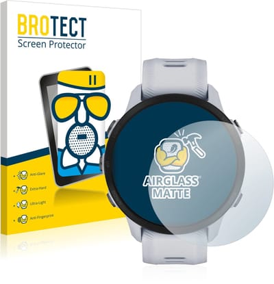 BROTECT - Screenprotector voor Garmin Forerunner 955 Solar / 955 - Folie Beschermfolie Beschermglas matte